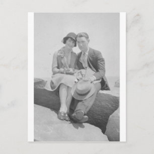 1930's Couple Postcard