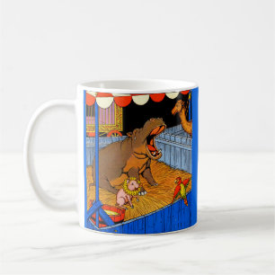 1930s crying hippopotamus and friends coffee mug