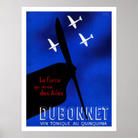 1930s Era Art Deco Aviation Poster
