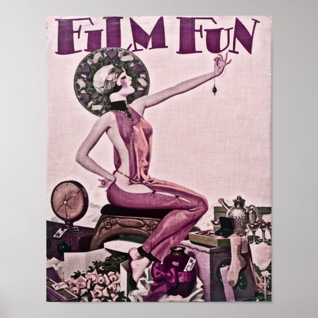 1930's Film Fun Flapper Magazine Cover Poster (Front)