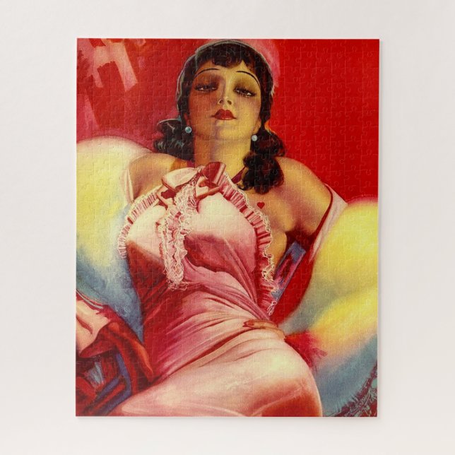 1930s hottie jigsaw puzzle (Vertical)