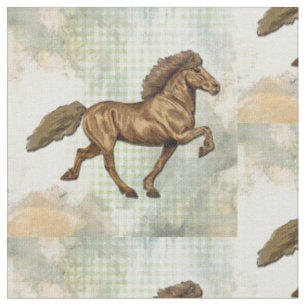1930's Icelandic on Checks Fabric