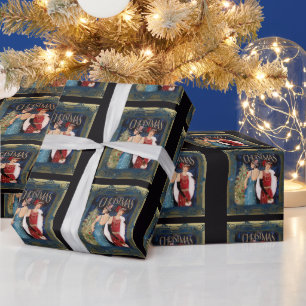 1930's Ladies Christmas Art       Wrapping Paper