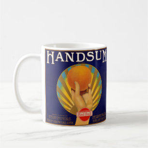 1930s orange crate label Handsum Coffee Mug