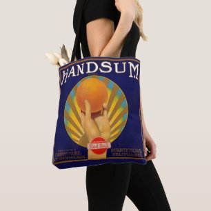 1930s orange crate label Handsum Tote Bag
