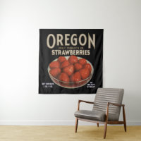 1930s Oregon Strawberries label print