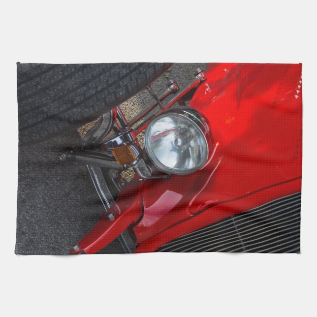 1930's Roadster Kitchen Towel (Horizontal)