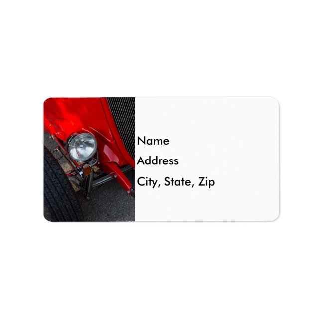 1930's Roadster Label (Front)