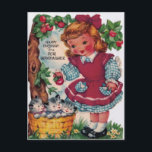1930s Vintage Happy Birthday Granddaughter Postcard<br><div class="desc">1930s Vintage Happy Birthday Granddaughter</div>