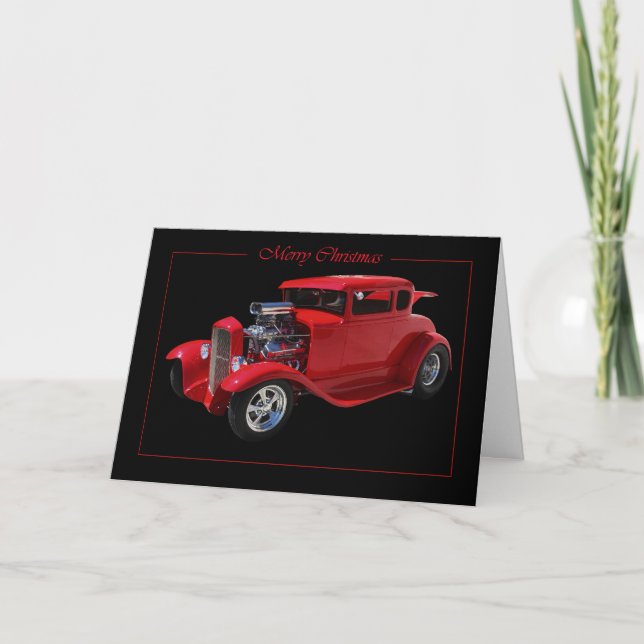 1931 5 Window Coupe Holiday Card (Front)