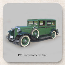 1931 Silverdome 4 Door set of 6 coasters