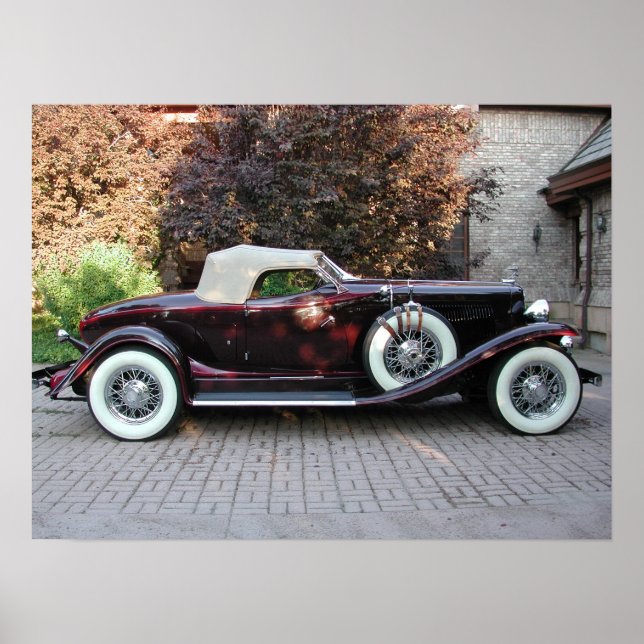 1932 Auburn Boattail Speedster Poster (Front)