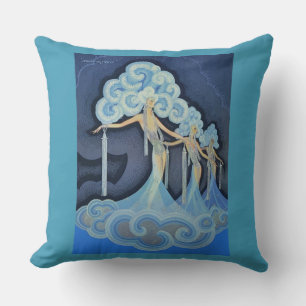 1932 Folies Bergère poster print Throw Pillow