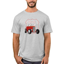 1932 Model B Hotrod. Red Hotrod. Route 66.