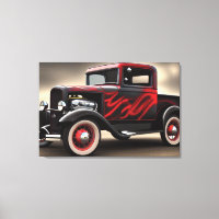 1932 Pickup Truck Classic Car Canvas Print