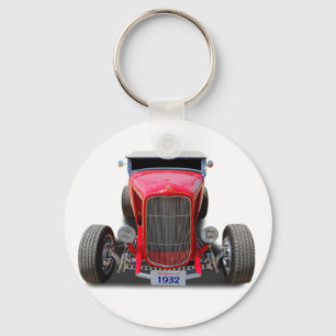 1932  Red Roadster Keychain