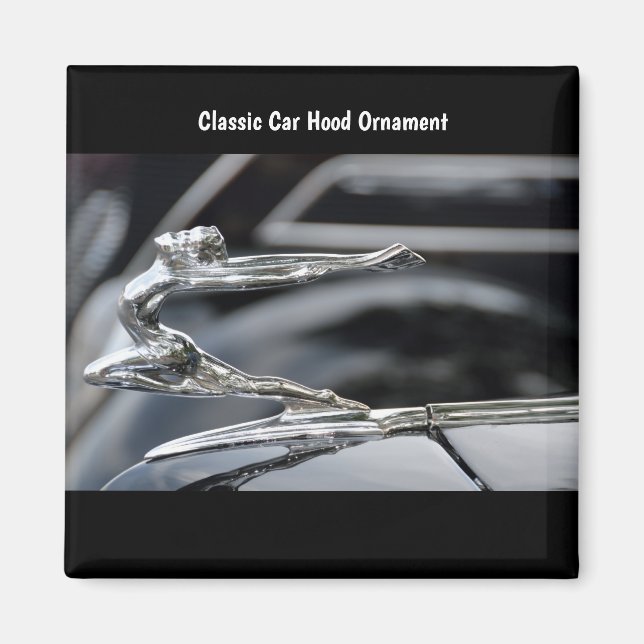 1934 Buick Goddess Hood Ornament  Magnet (Front)