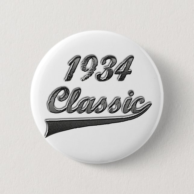 1934 Classic 2 Inch Round Button (Front)