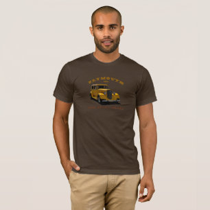 1934 Plymouth Sedan. Custom. Old Steel Rules. T-Shirt