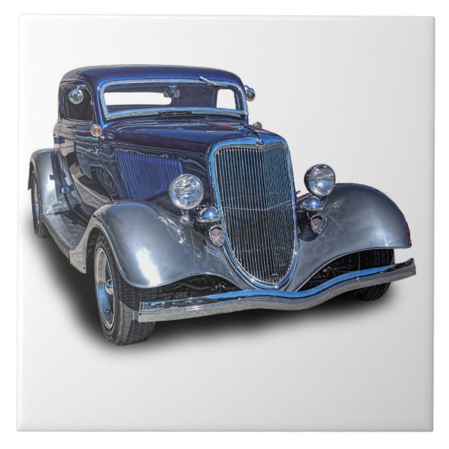 1934 VINTAGE CAR TILE (Front)