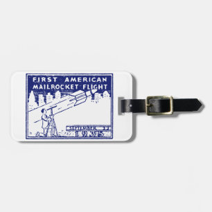 1935 American Rocket Mail Luggage Tag