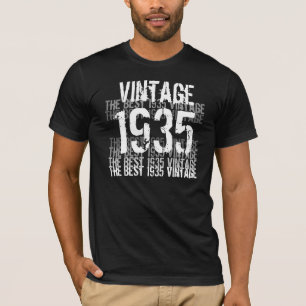 1935 Birthday Year - The Best 1935 Vintage T-Shirt