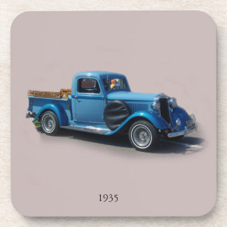 1935 Blue Truck set of 6 coasters