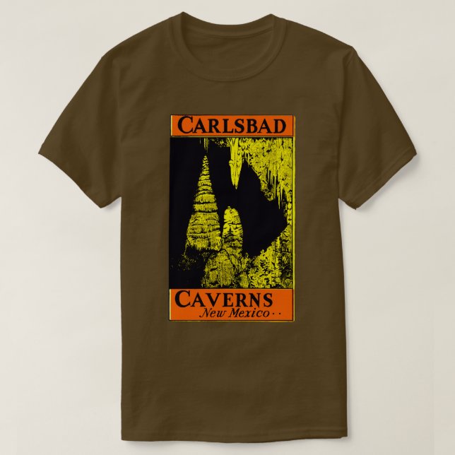 1935 lsbad Caverns New Mexico T-Shirt (Design Front)
