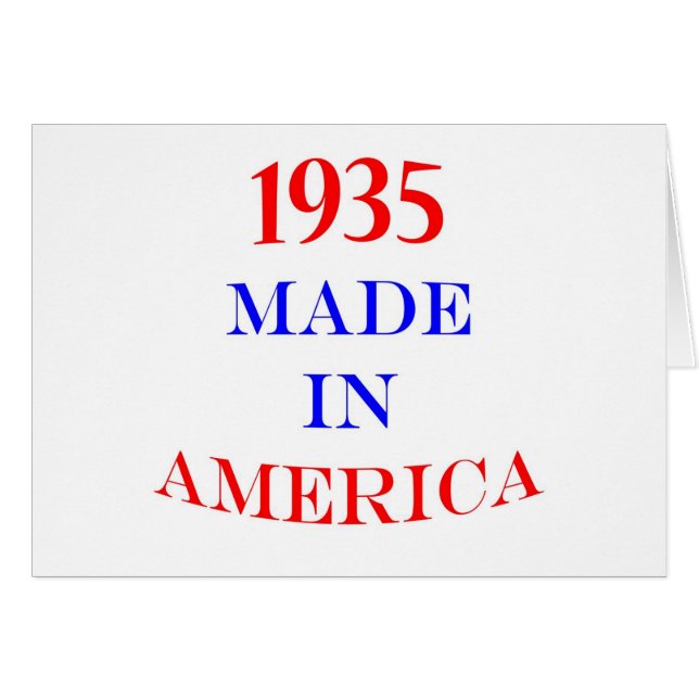 1935 Made in America (Front Horizontal)