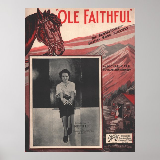 1935 Ole Faithful Poster (Front)