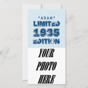 1935 or Any Year Birthday Limited Edition 80th V2Z