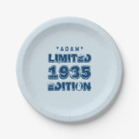1935 or Any Year Birthday Limited Edition 80th V2Z