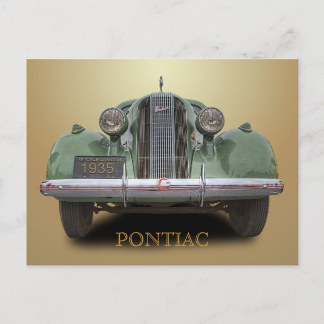 1935 PONTIAC POSTCARD (Front)