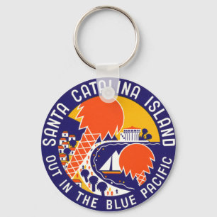 1935 Santa Catalina Island Keychain