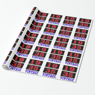1935 Vintage Wrapping Paper