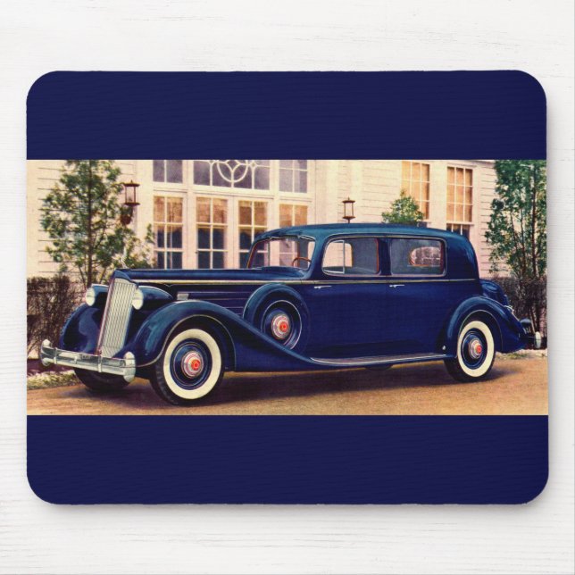 1936 blue Packard Mouse Pad (Front)