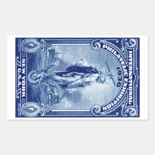 1936 International Philatelic Expo New York Sticker