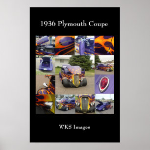 1936 Plymouth Coupe Poster