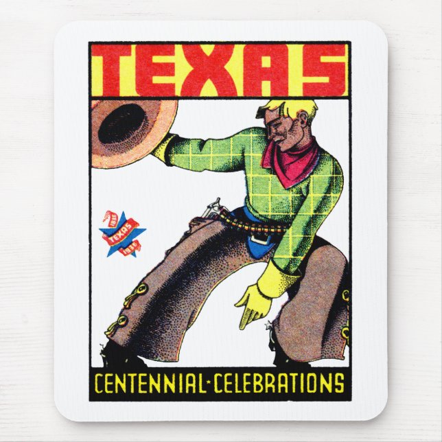 1936 Texas Centennial Mouse Pad (Front)