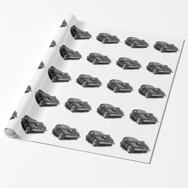 1937 BUICK WRAPPING PAPER (Unrolled)