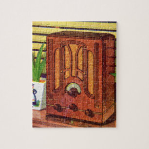 1937 cathedral radio jigsaw puzzle