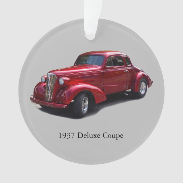 1937 Deluxe Coupe acrylic ornament (Front)
