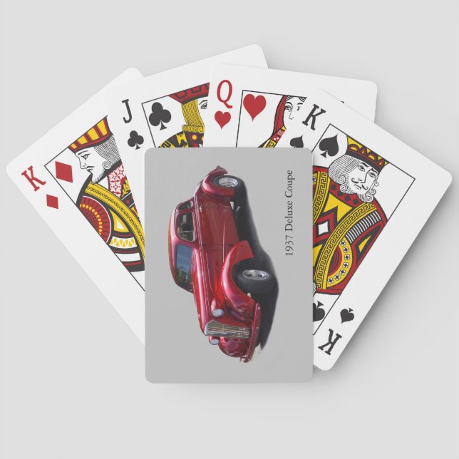 1937 Deluxe Coupe playing cards (Back)