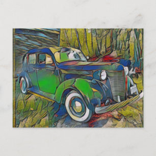 1937 Desoto 3 Postcard