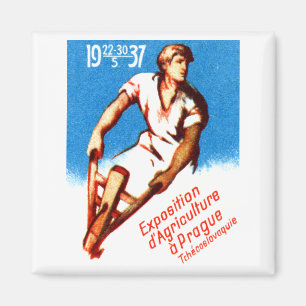 1937 Prague Poster Magnet