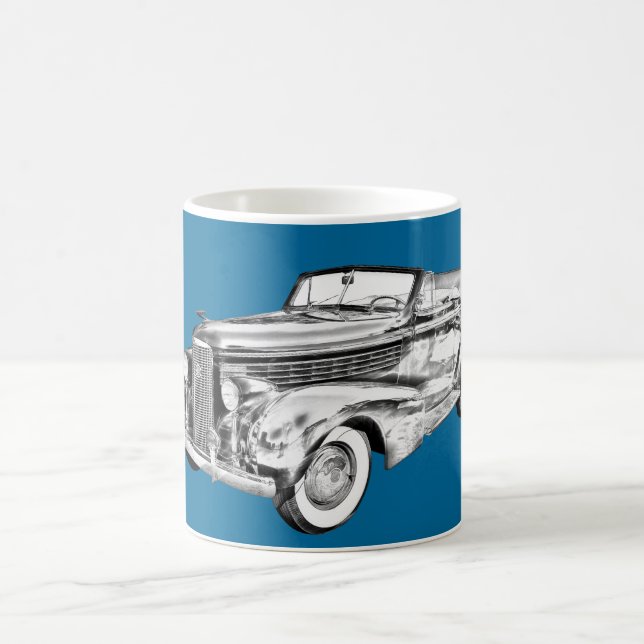 1938 Cadillac Lasalle Illustration Coffee Mug (Center)