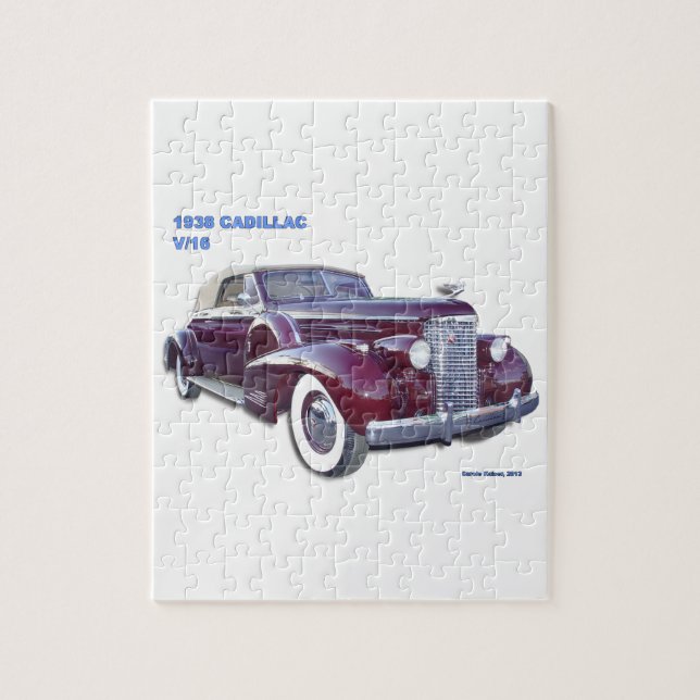 1938 CADILLAC V-16 JIGSAW PUZZLE (Vertical)