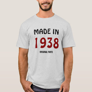 1938: T-shirt "Fabriqué en 1938, Pièces original