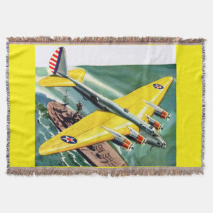 1939 Boeing 915 Throw Blanket