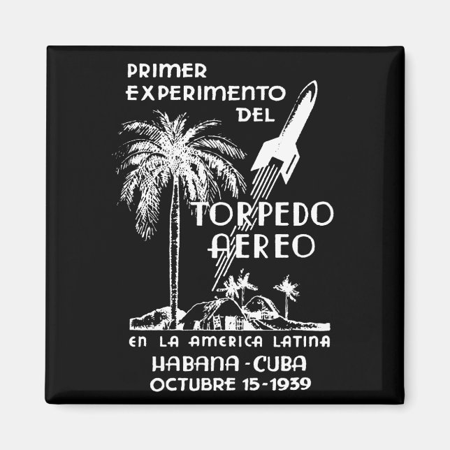 1939 Cuban Rocket Mail Magnet (Front)